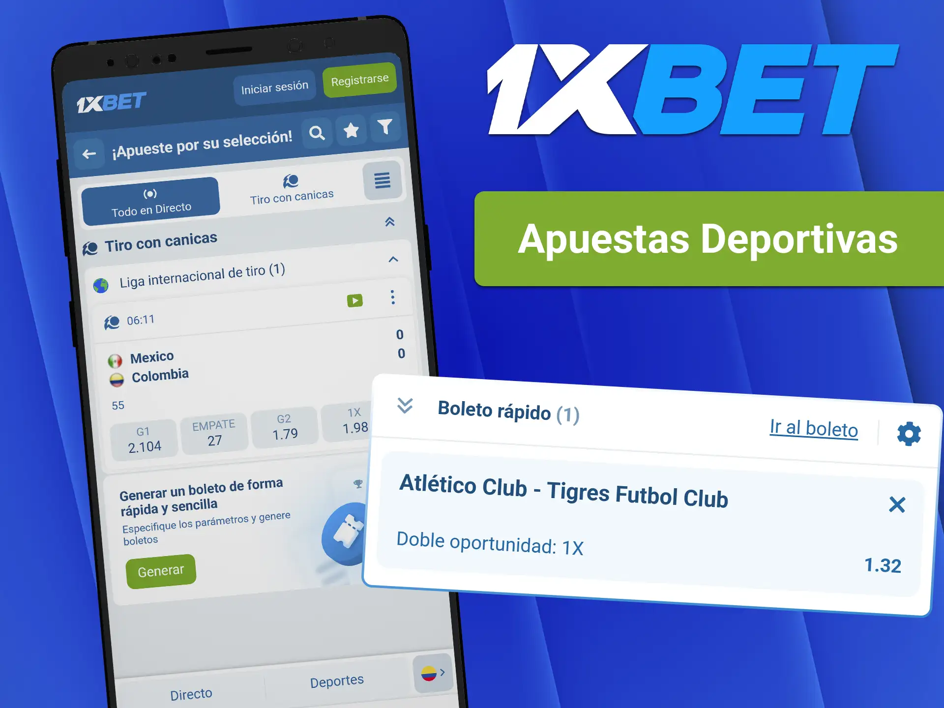Haz tus pronósticos sobre los eventos deportivos mundiales en la aplicación de 1xBet.