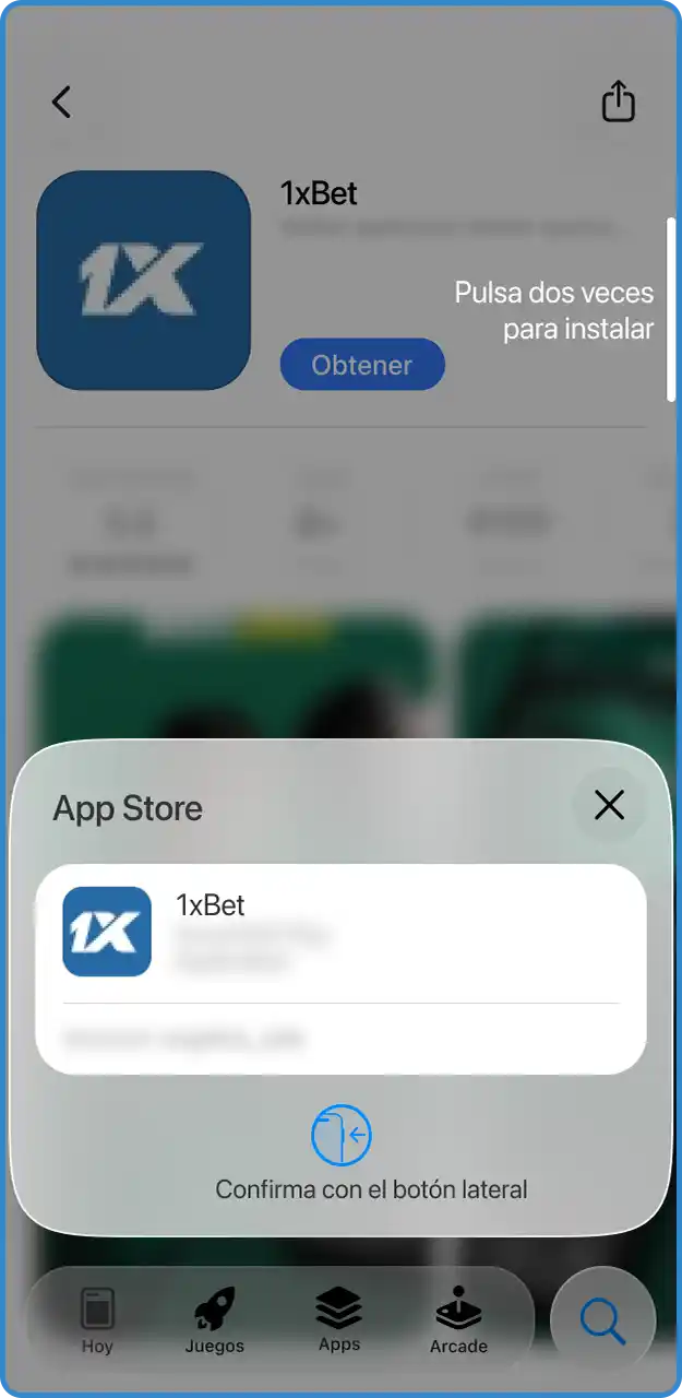 Empieza a descargar la aplicación 1xBet para iOS.