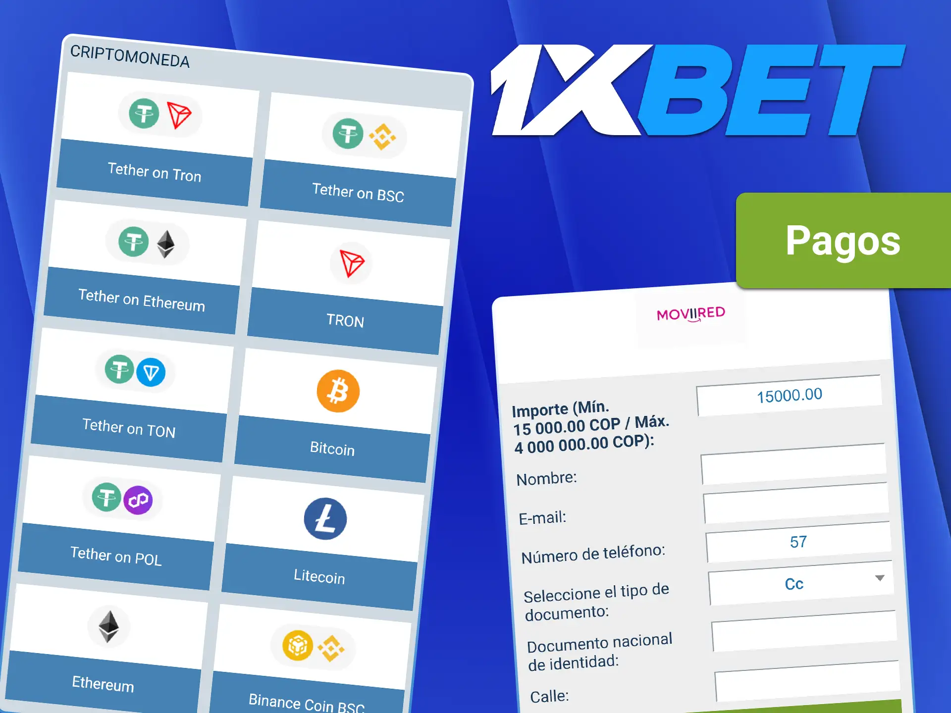 Gestiona fácilmente tus depósitos y retiradas de fondos en la aplicación de 1xBet.