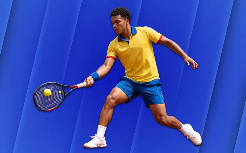 Siga los torneos de Grand Slam y cuotas destacadas en apuestas de tenis en 1xBet.