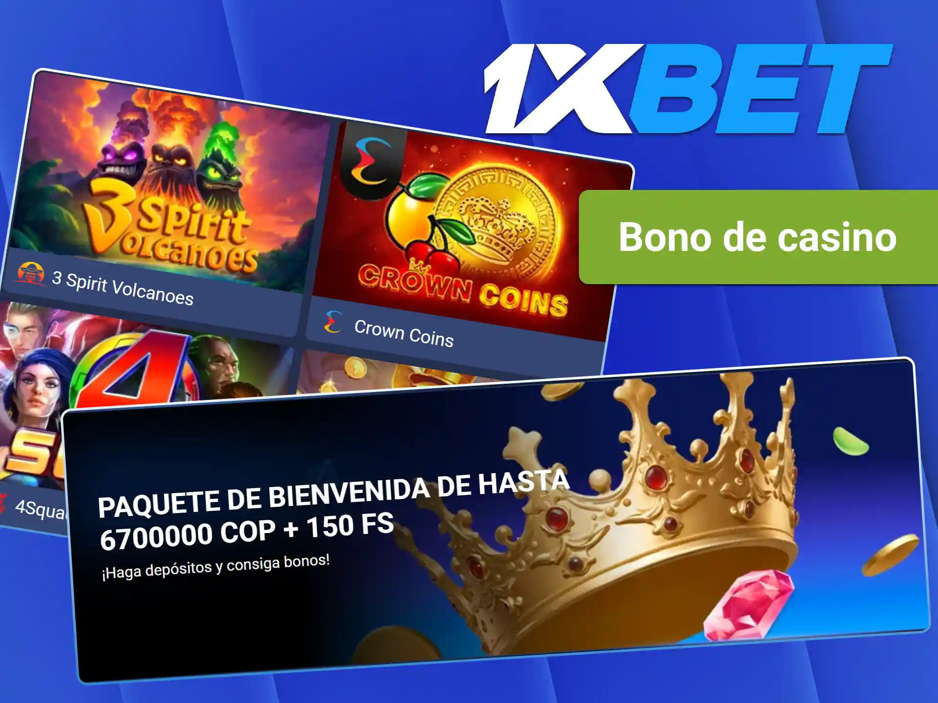 Descubre cómo conseguir el bono de bienvenida del casino en 1xBet.