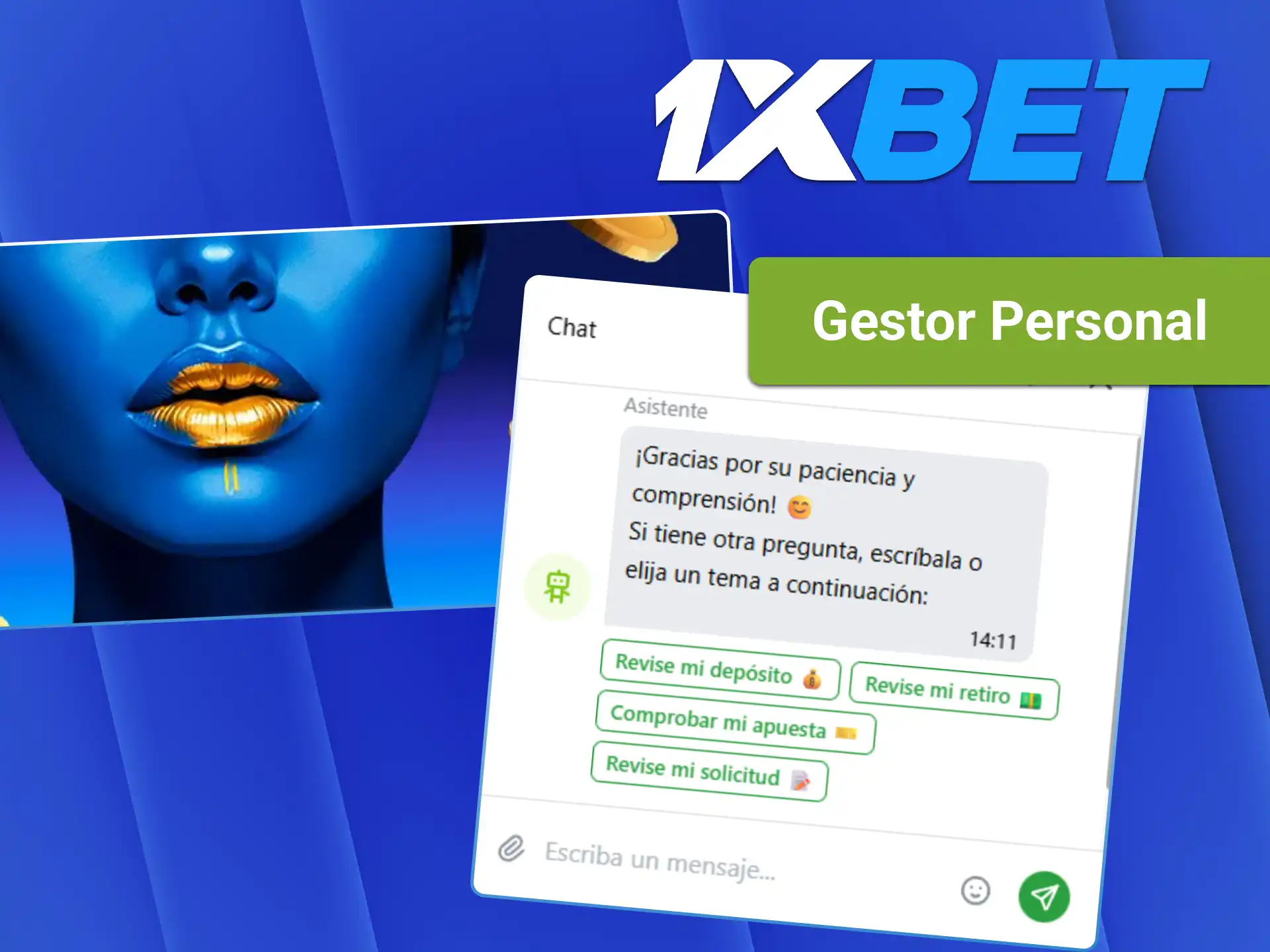 Disfruta de un servicio VIP personalizado en 1xBet.