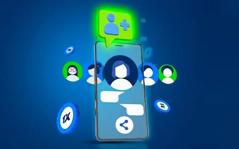 Invite a sus amigos y reciba recompensas adicionales mediante el programa de referidos en 1xBet.