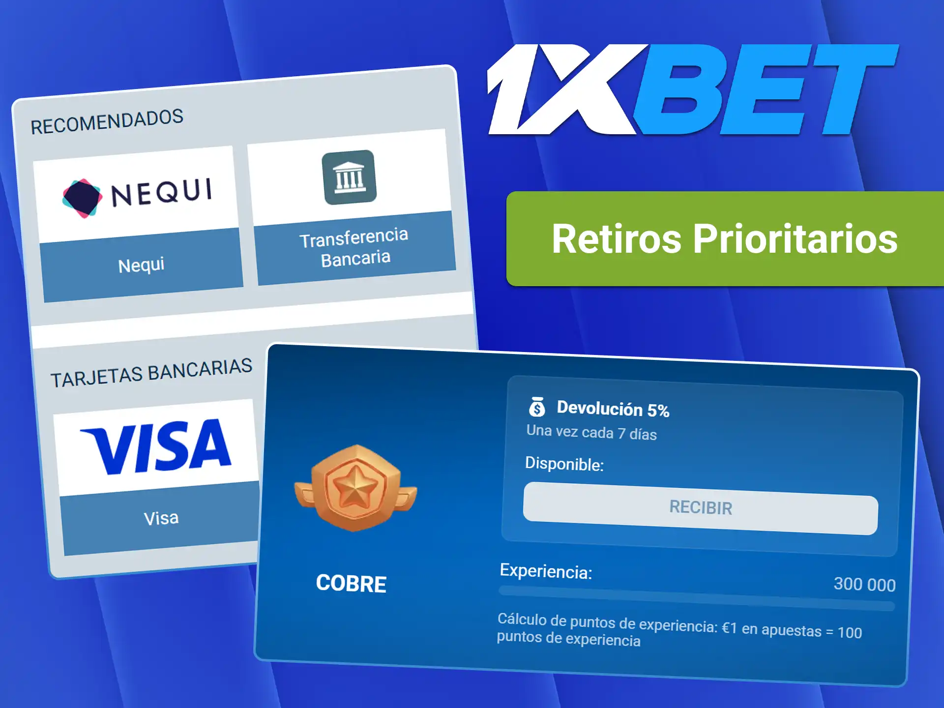 Recibe tus ganancias más rápido utilizando el retiro prioritario de fondos en 1xBet.