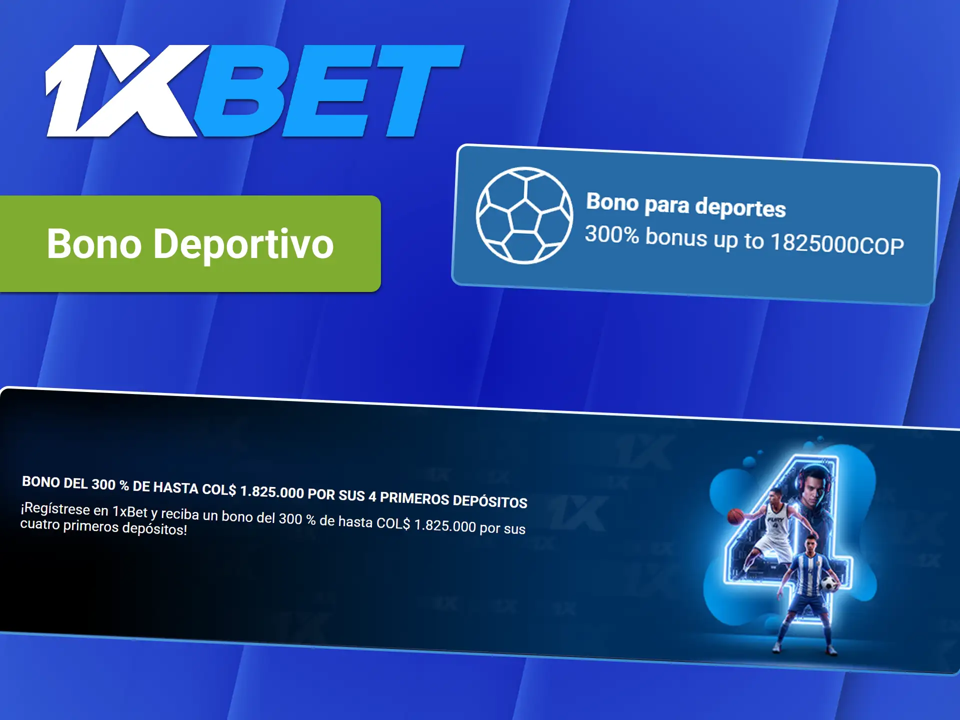 Descubre cómo conseguir un bono deportivo tras registrarte en 1xBet.