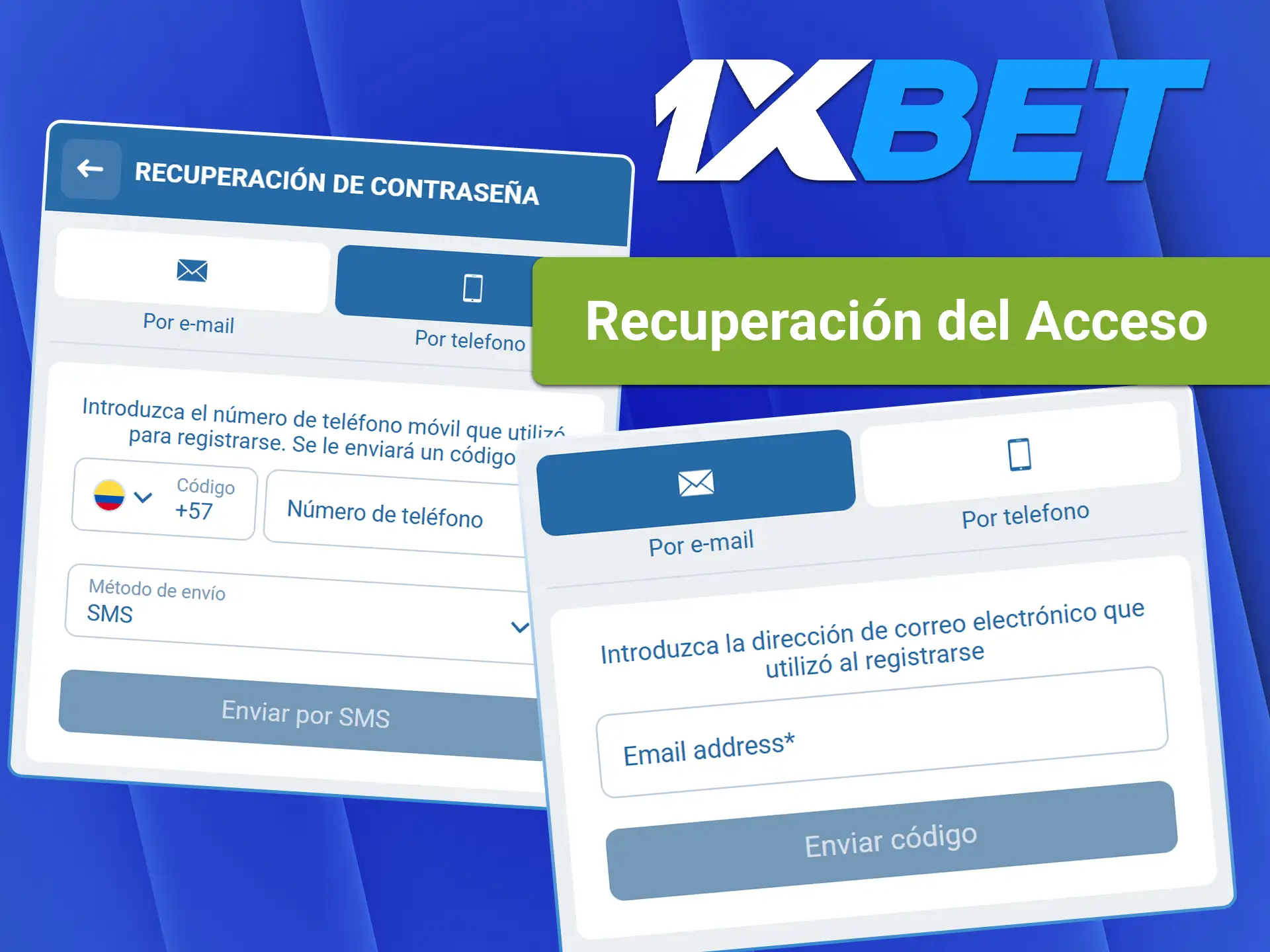 Recupera rápidamente el acceso a tu cuenta de 1xBet.